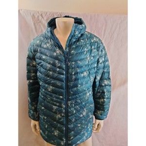 Ladies Plus Sz 20/22 W 2 X Lands End Quilted Responsible Down Filled 800 Fill...